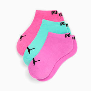 Big Kids Low Cut Socks [3 Pairs], BRIGHT PURPLE, extralarge